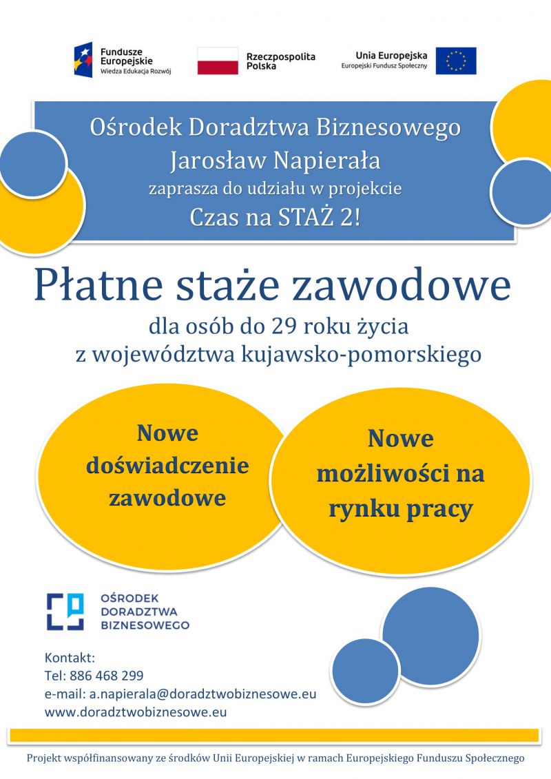 plakat-czas na staż 2