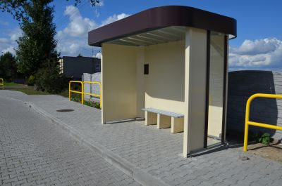 wiata przystankowa- Słupy Małe
