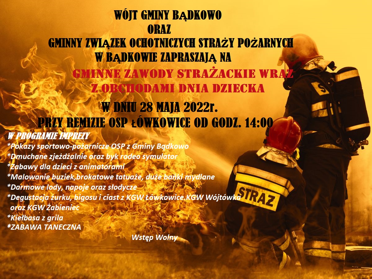 plakat festyn strażacki