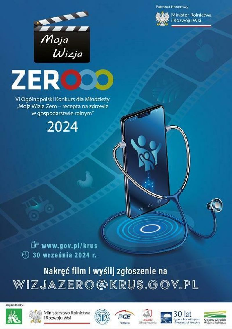 Moja Wizja ZERO plakat o konkursie