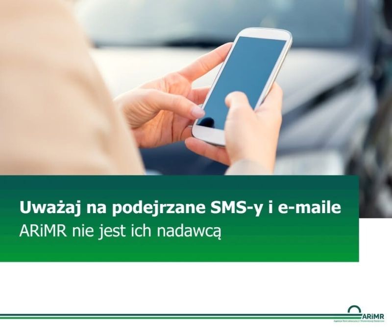 uważaj na podejrzane smsy i maile