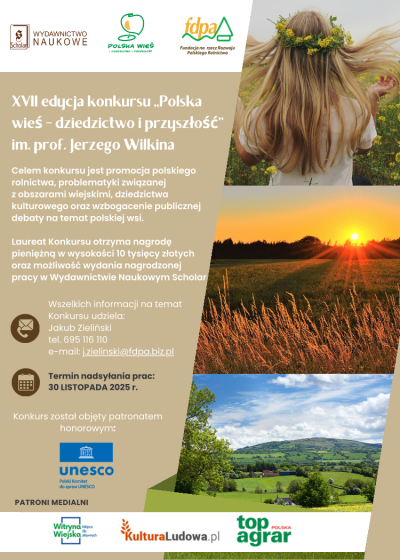 Plakat Konkurs Polska Wieś-1