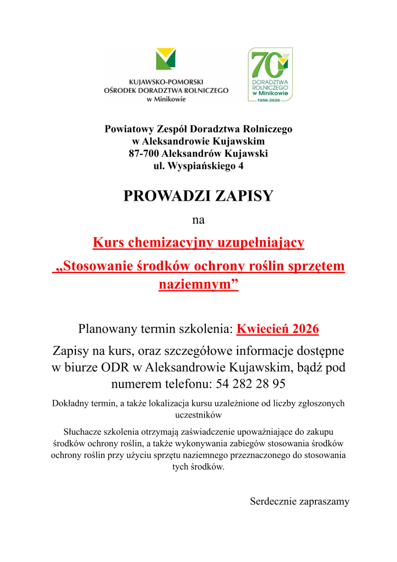 Powiatowy Zespół Doradztwa Rolniczego w Aleksandrowie Kujawskim-1