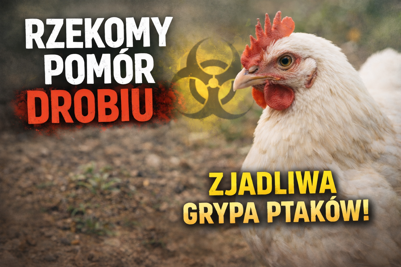 UWAGA! Grypa ptaków oraz rzekomy pomór drobiu!