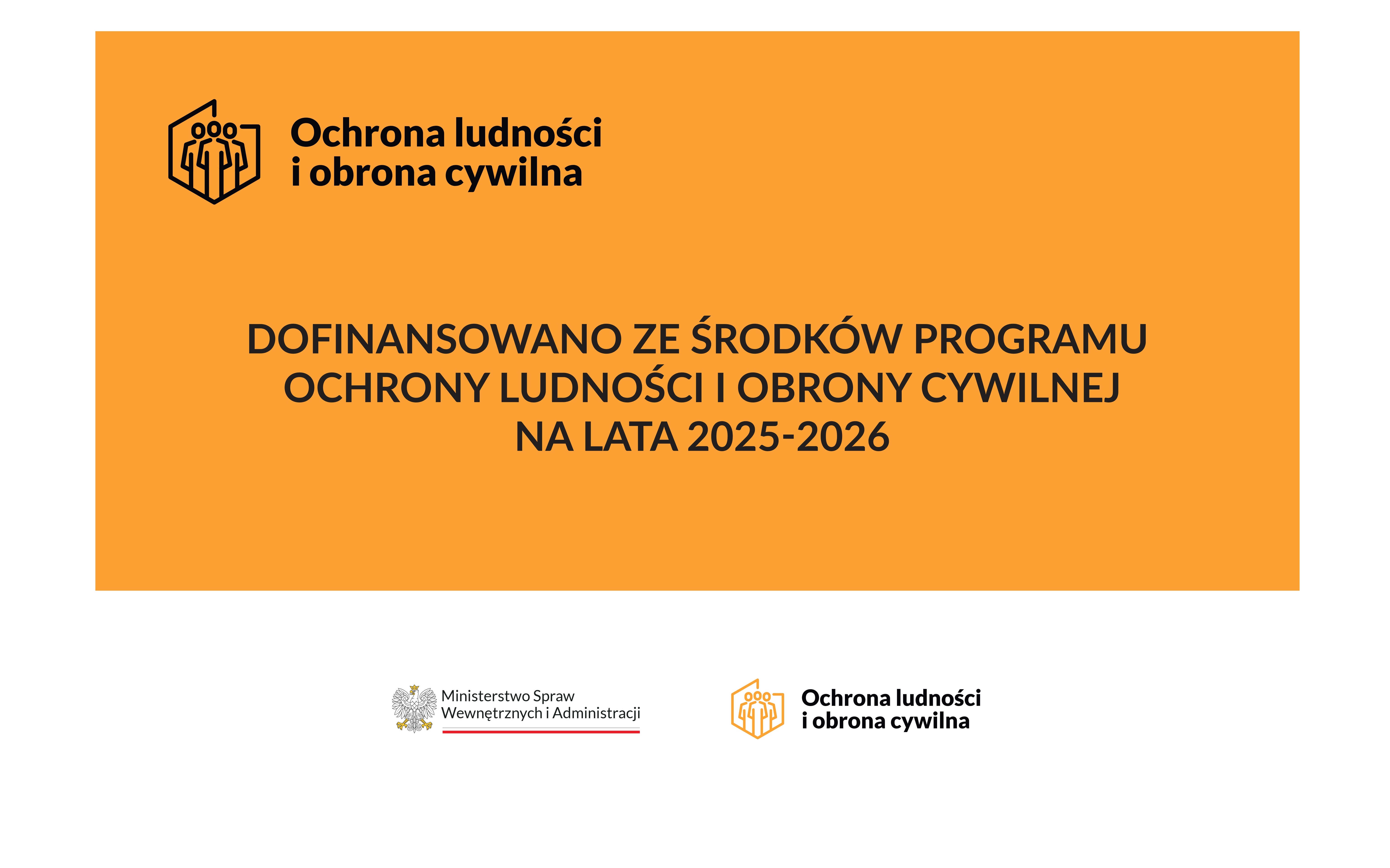 Dofinansowanie z Programu Ochrony Ludności i Obrony Cywilnej