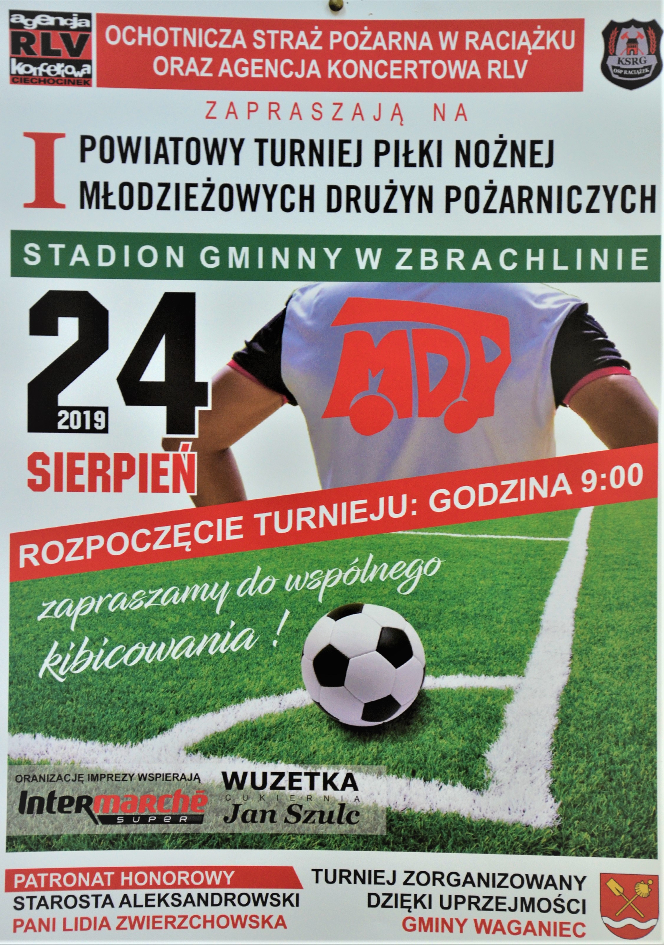 I POWIATOWY TURNIEJ PIŁKI NOŻNEJ MŁODZIEŻOWYCH DRUŻYN POŻARNICZYCH