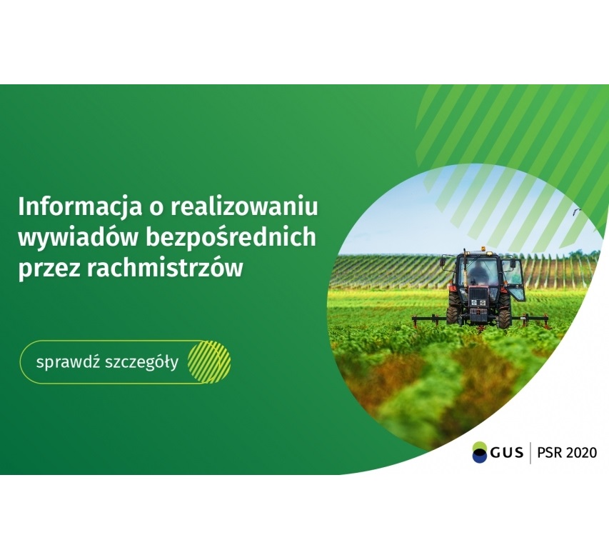 Informacja o realizowaniu wywiadów bezpośrednich przez rachmistrzów