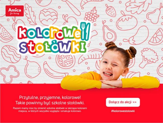 Kolorowa stołówka dzięki Wam może być w naszej szkole!