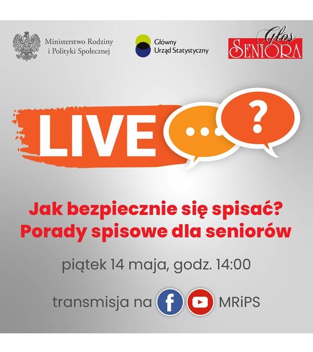 Jak bezpiecznie się spisać? Porady spisowe dla seniorów