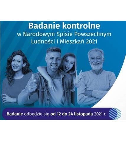 Badanie kontrolne w Narodowym Spisie Powszechnym Ludności i Mieszkań 2021